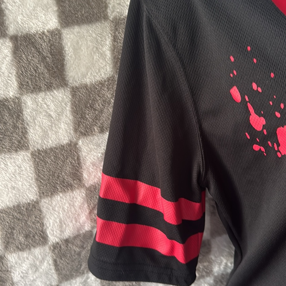 Friday the 13 Adult Jason Hockey V Neck Maxi Short Sleeve Dress Size L/Large - Picture 6 of 9